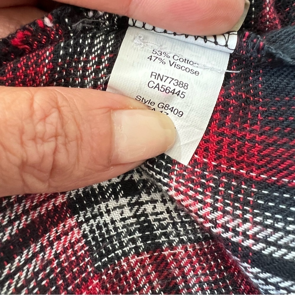 Madewell Courier Shirt Dress M Plaid Pockets Mini - Picture 13 of 14